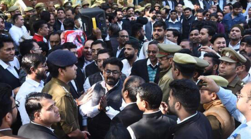 Ghaziabad Lawyer's Protest