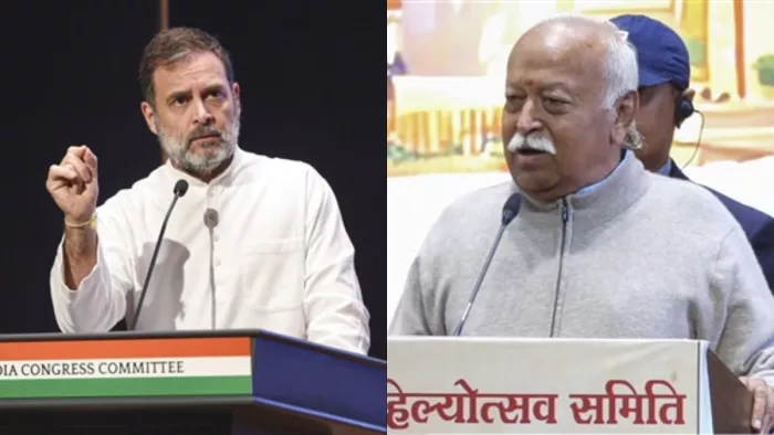 Rahul Gandhi vs Mohan Bhagwat