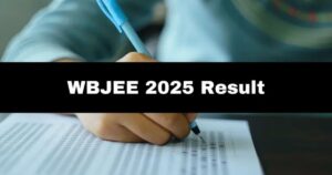 WBJEE 2025 Result