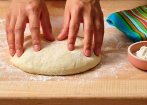 Finger Sign On Dough