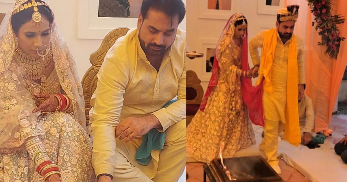 Vikas Yadav Marriage : उम्रकैद की सजा काट रहे विकास यादव संग सात जन्मों के रिश्ते में बंधी हर्षिका 2 Vikas Yadav Marriage