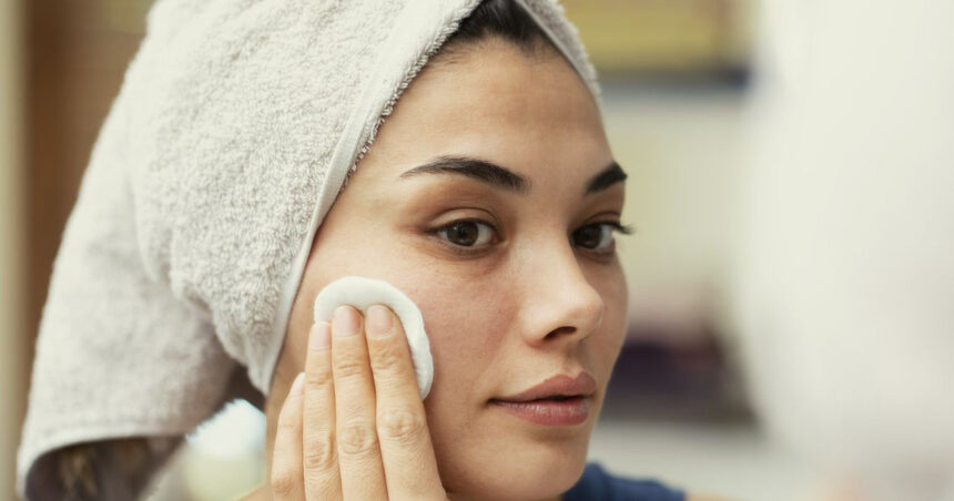 Night skincare routine