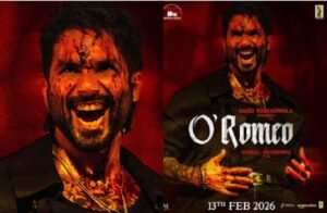 Shahid Kapoor O Romeo Poster