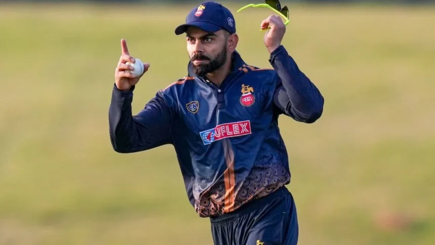 Virat Kohli Vadodara History