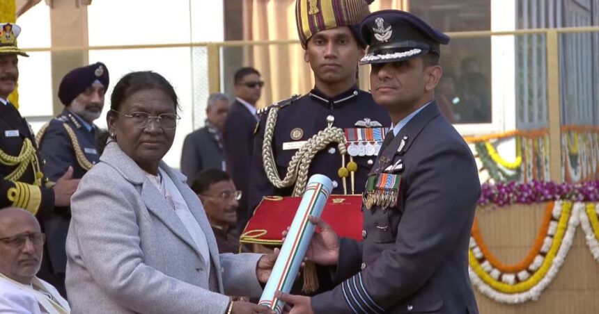 Indian astronaut Ashok Chakra