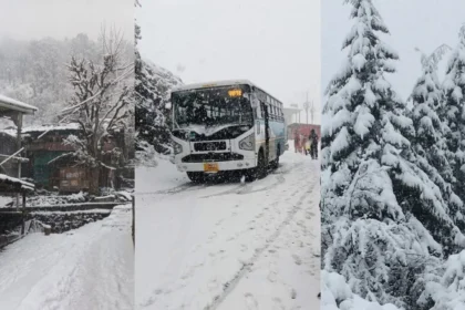 Snowfall in Uttarakhand
