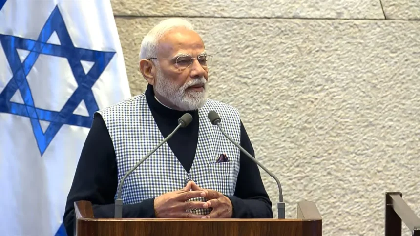 PM Modi Knesset Speech