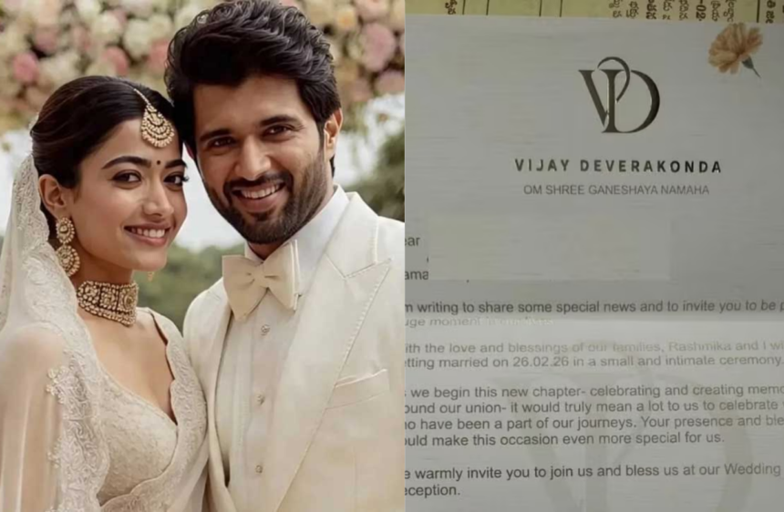 Rashmika and Vijay's wedding