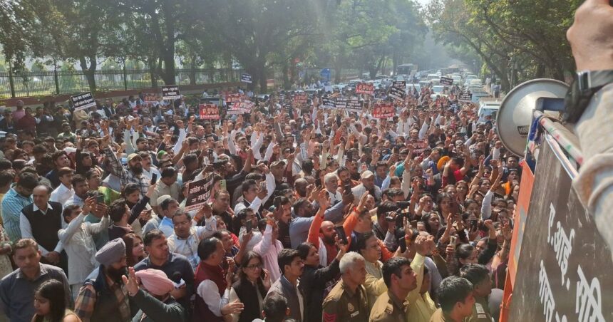 AI Summit Protest Row