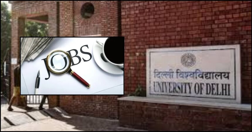 Assistant Professor Recruitment DU