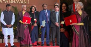 Nirmala Sitharaman Budget Saree