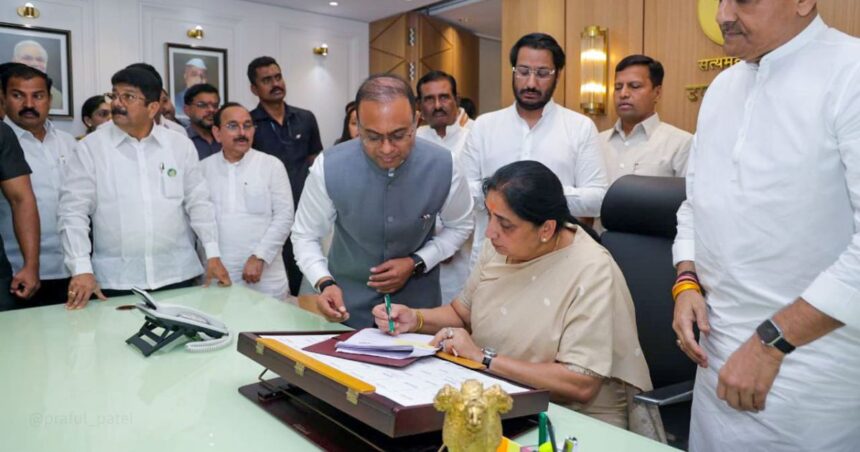 Sunetra Pawar Takes Charge