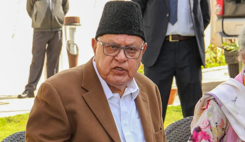 Farooq Abdullah Firing Incident