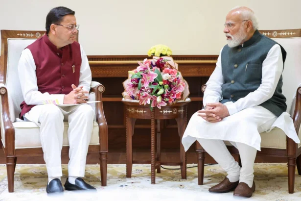 PM Modi CM Dhami Meeting Delhi