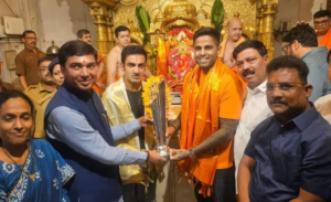 Team India Siddhivinayak Temple