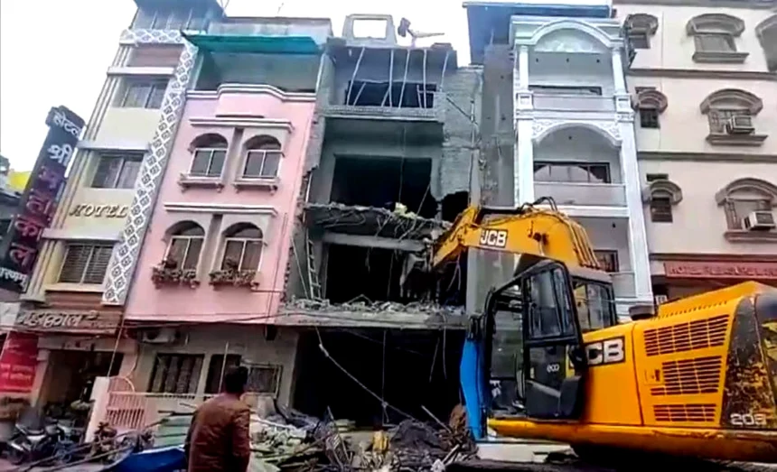 Ujjain Bulldozer Action
