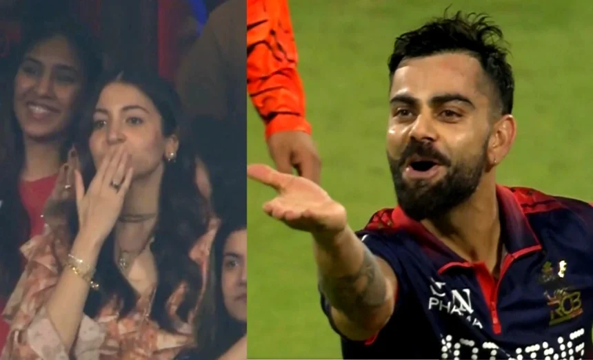 Virat Kohli Flying Kiss