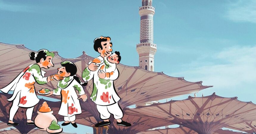 Holi in Saudi Arabia