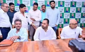 Nishant Kumar JDU office Visit
