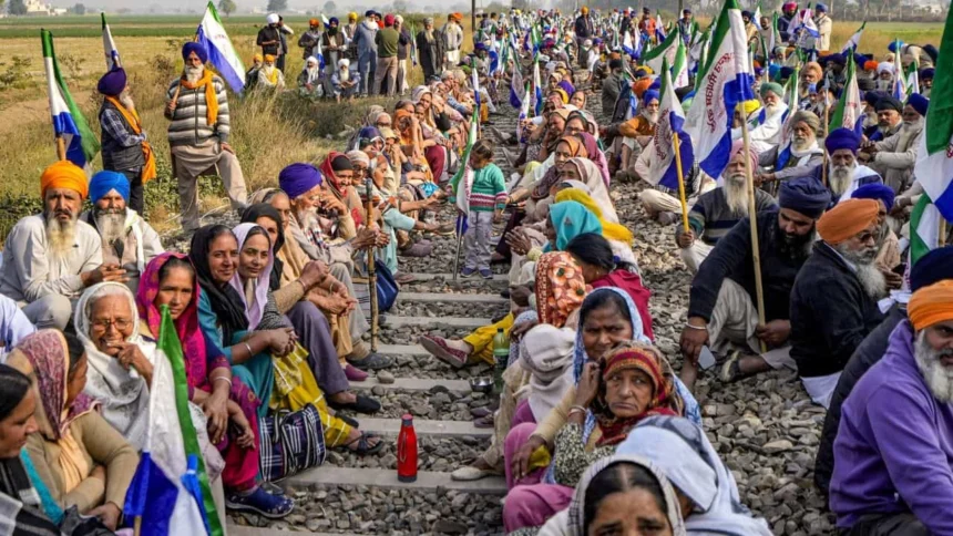 Punjab Rail Roko Protest