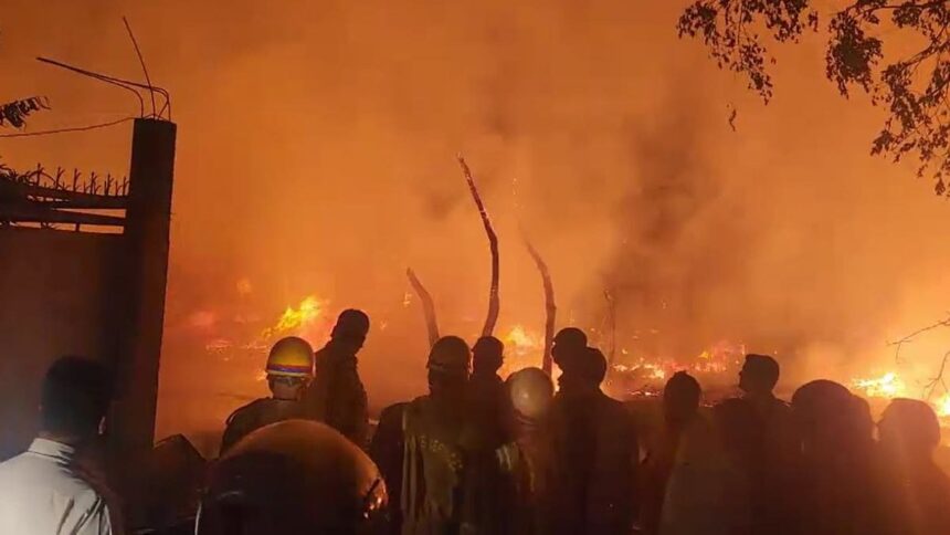 Slum Fire in Lucknow