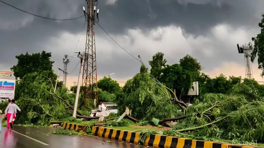 UP Storm Rain Havoc