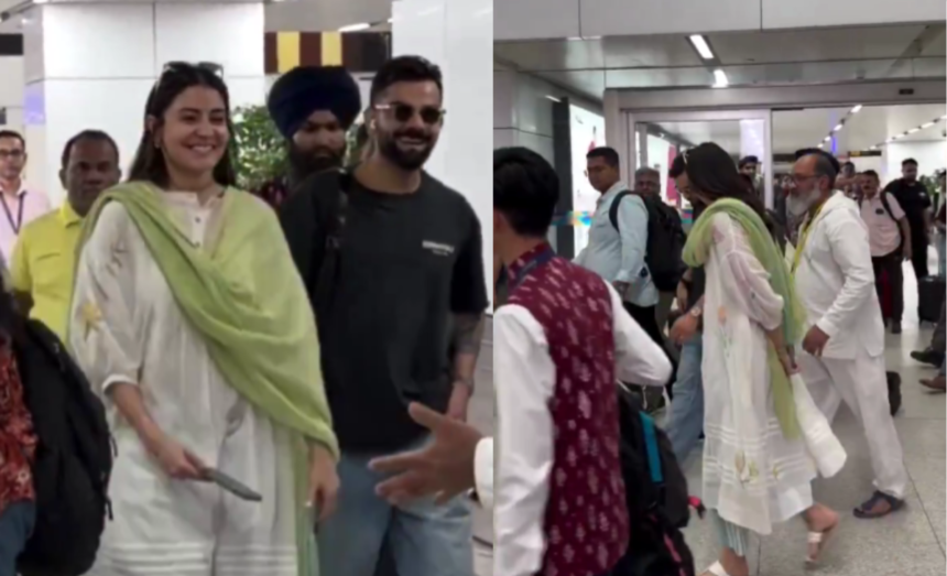 Anushka Sharma Touches Feet