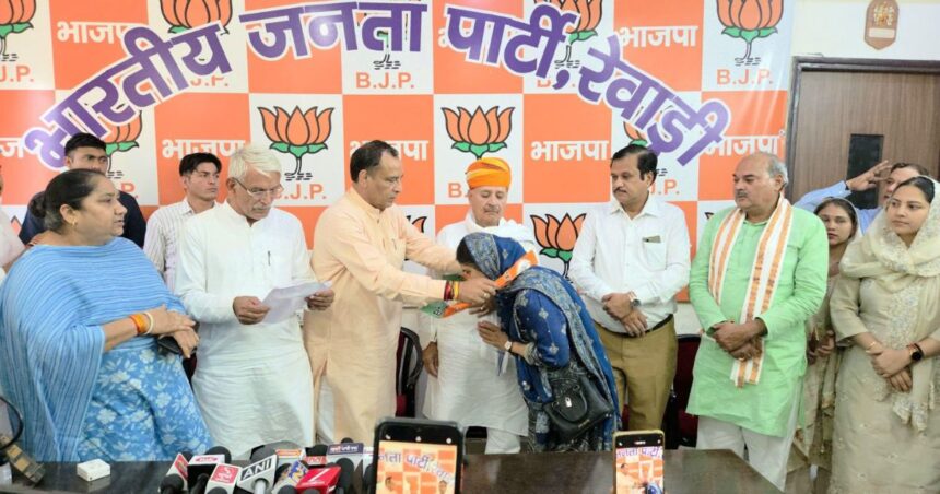 Manesar Mayor and 7 Councillors Join BJP