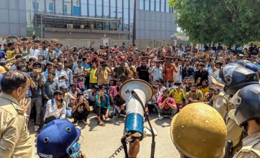 Noida Labor Protest