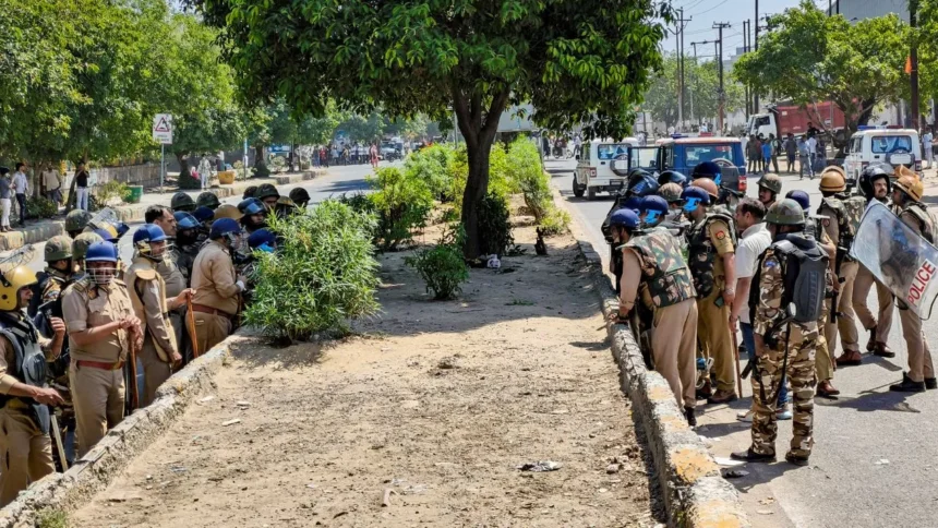 Noida Workers Protest: