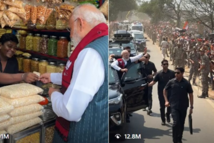 PM Modi Jhalmuri Video Viral