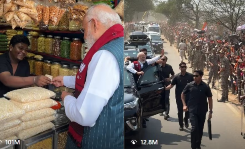 PM Modi Jhalmuri Video Viral