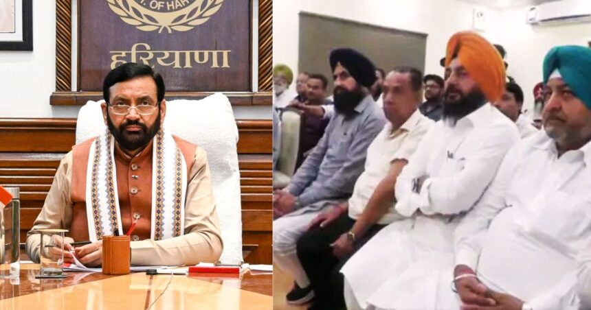 Punjab Arthiyas Meet CM Nayab Saini