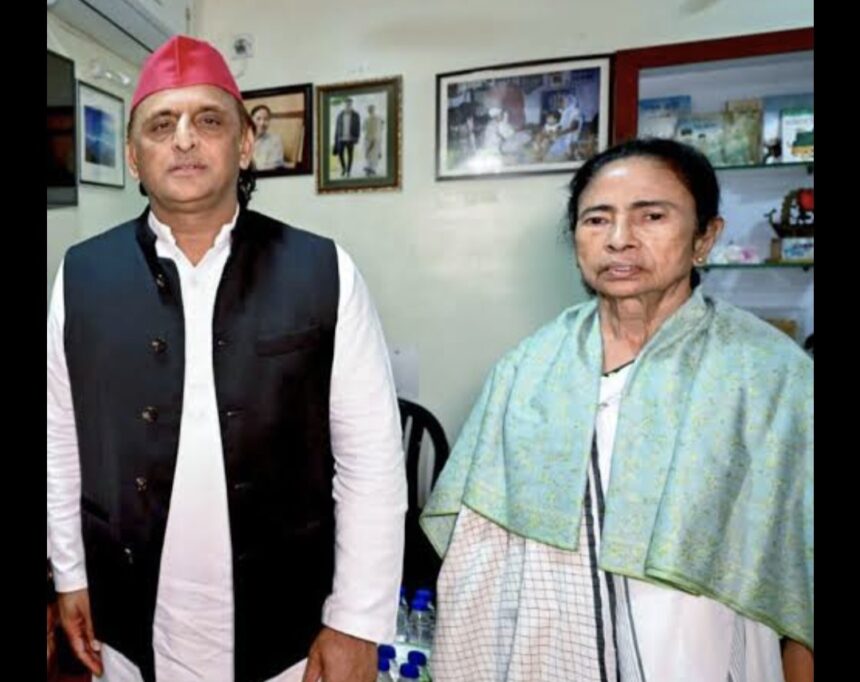 West Bengal Politics: Akhilesh gave a big message after meeting Mamata, viral on social media