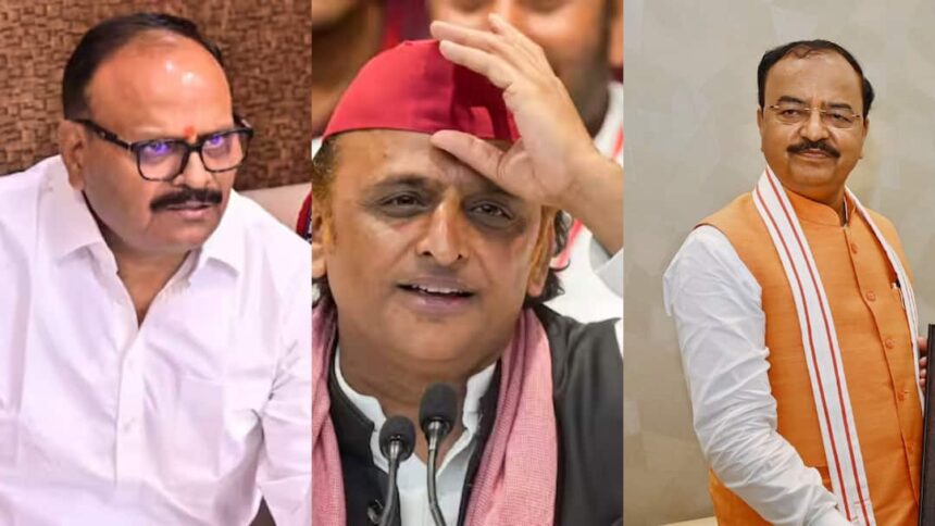 UP Politics News: Akhilesh Yadav's taunt proved costly! Keshav Maurya and Brajesh Pathak gave a befitting reply
