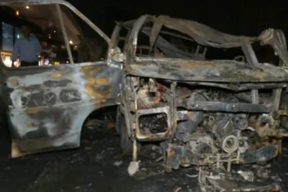 Ambulance Fire Delhi