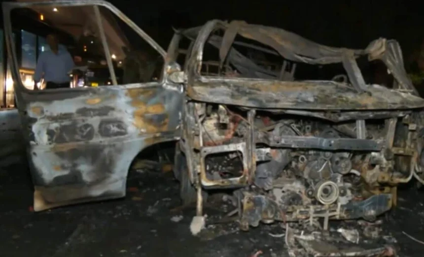 Ambulance Fire Delhi