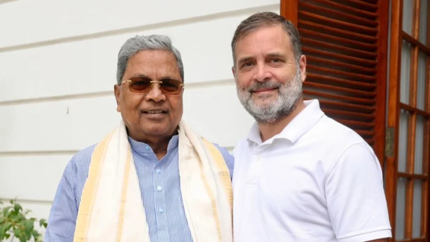 Congress 2029 Plan: Rahul Gandhi with Congress leaders discussing 2029 election strategy focused on South India and OBC politics.