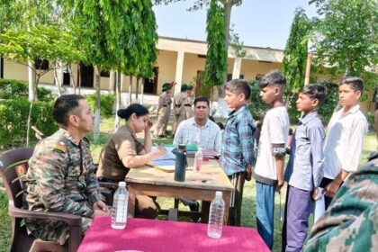 Janta Adarsh ​​Inter College Kapsadh: Enthusiasm among students to join NCC, selection program held at Kapsadh College