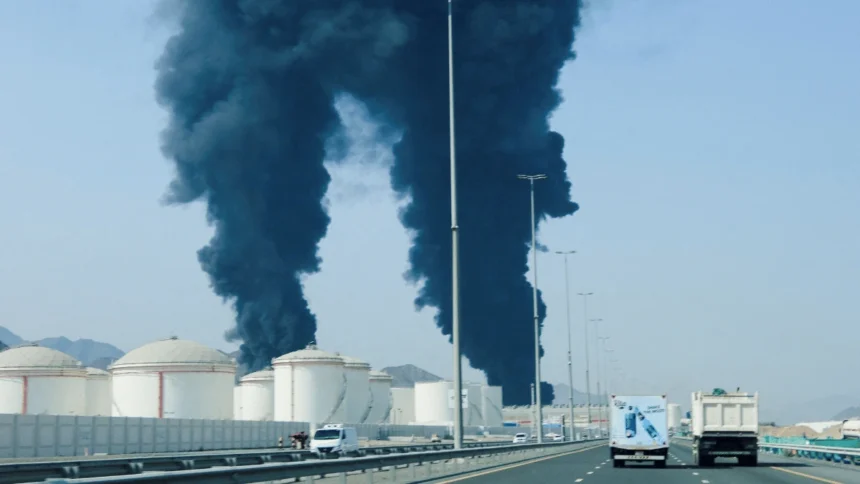 Iran UAE Missile Attack