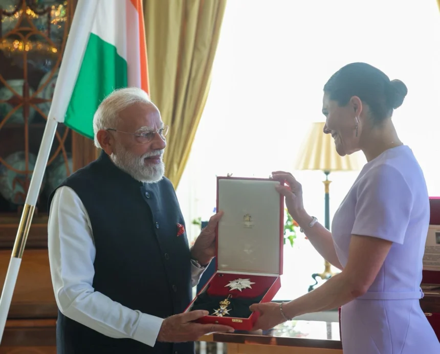 Narendra Modi Sweden Highest Honor