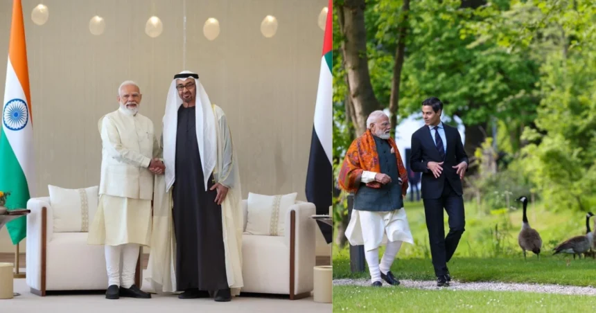 PM Modi 5 Nation Mission