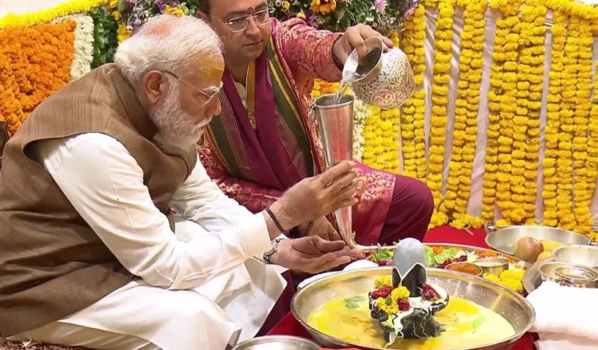 PM Modi Somnath Temple Visit 1
