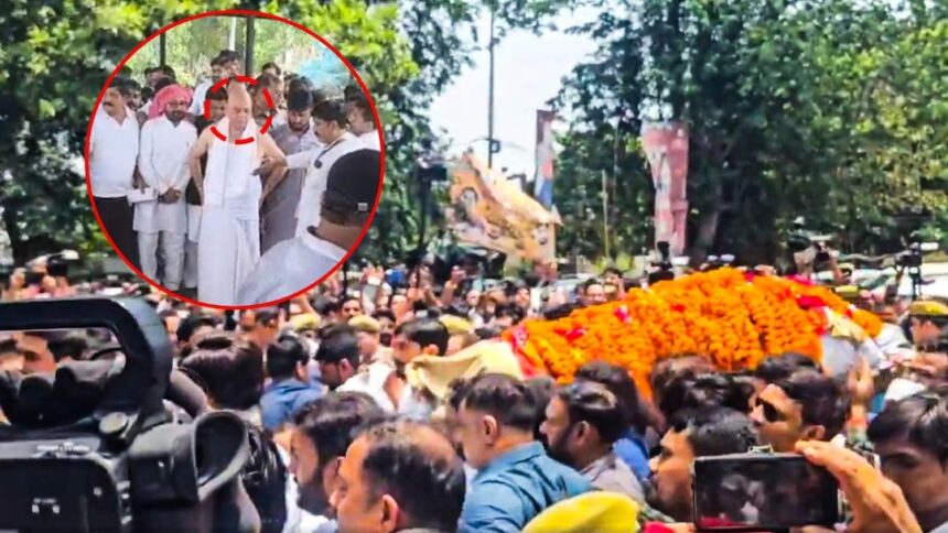 Prateek Yadav Death News: Emotional atmosphere in Baikunth Dham, Prateek Yadav merged into the five elements