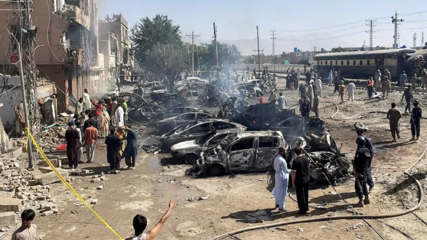 Quetta Railway Track Blast