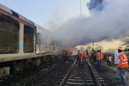 Rajdhani Express Fire 1