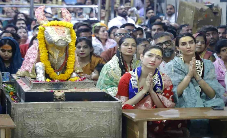 Tamannaah Bhatia Mahakal Darshan