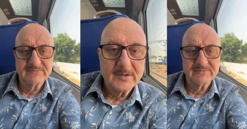Anupam Kher Vande Bharat Travel