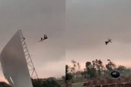 Flying Man Viral Video