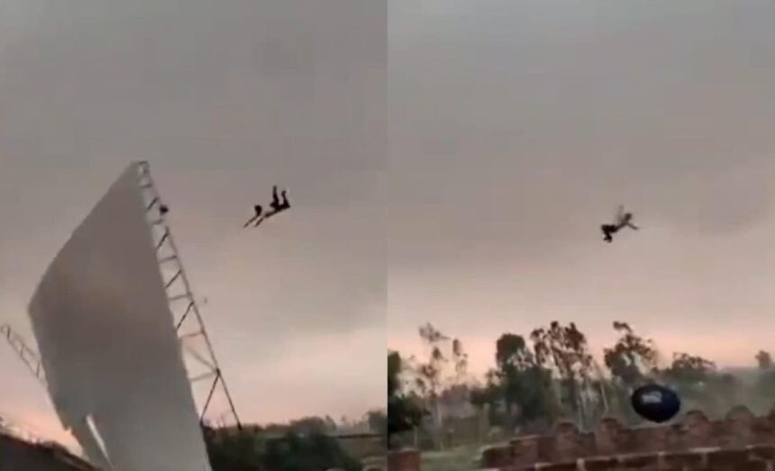 Flying Man Viral Video